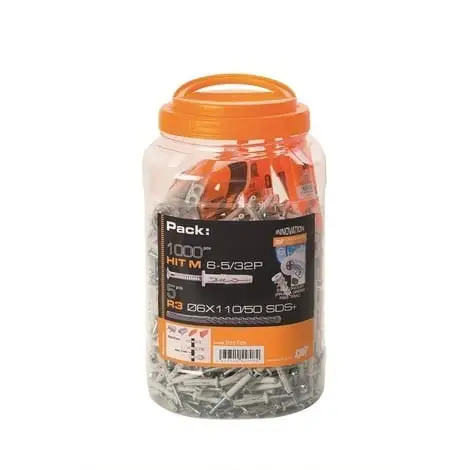 Chevilles à Frapper SPIT HIT M - 6x30 - Bidon 1000 Pièces - 055708 1 Chevilles à Frapper SPIT HIT M - 6x30 - Bidon 1000 Pièces - 055708