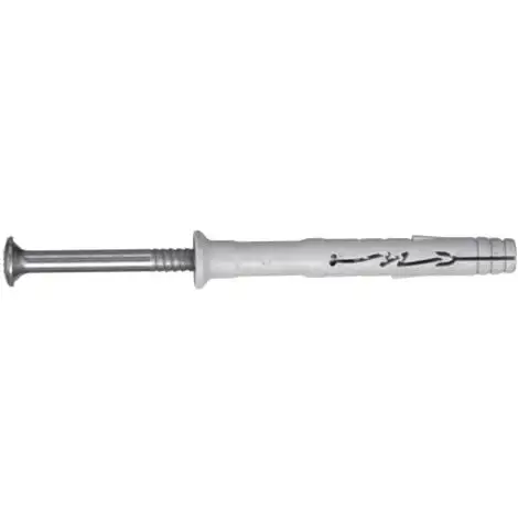 Chevilles à Frapper Nylon Spit Hit Tête Fraisée 6x39 En Boîte De 100 1 Chevilles à Frapper Nylon Spit Hit Tête Fraisée 6x39 En Boîte De 100