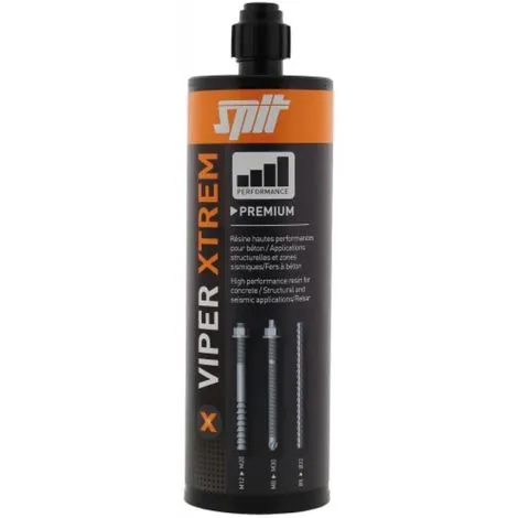 SPIT Scellement Chimique Vinylester VIPER XTREM Pour Scellements Fers à Béton Et Tiges Filetées Cartouche De 410ml 2 SPIT Scellement Chimique Vinylester VIPER XTREM Pour Scellements Fers à Béton Et Tiges Filetées Cartouche De 410ml – Image 2