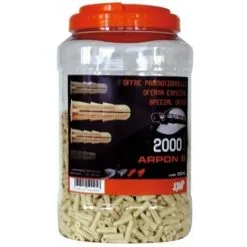 SPIT Chevilles Universelles Polypropylène Arpon, Cheville Ø 6 Mm X Longueur 25 Mm, Bidon De 2000 Pièces