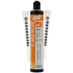 Scellement Chimique SPIT CMIXPLUS Gris - Cartouche De 300 Ml + 2 Buses - Lot De 12 - 055865