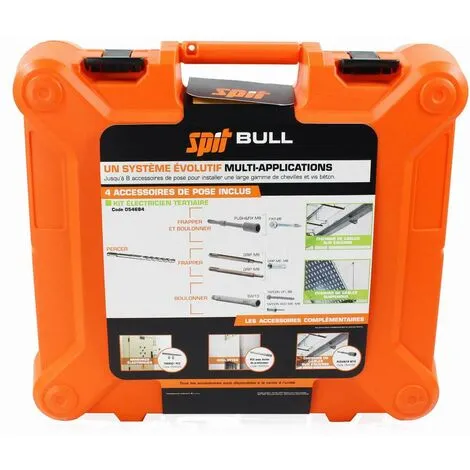 Système Chevilleur Spitbull 36V 6.2Ah Li + 6 Forets XT3 SPIT - 054682 2 Système Chevilleur Spitbull 36V 6.2Ah Li + 6 Forets XT3 SPIT - 054682 – Image 2