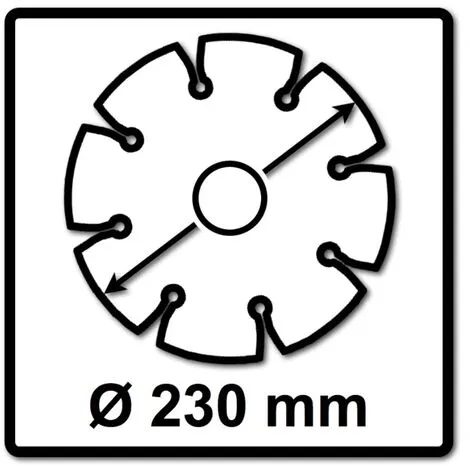 Spit Disque à Tronçonner Diamanté Humide Et Sec 230 X 22,23 Mm, 5 Pcs. ( 922707 ) 2 Spit Disque à Tronçonner Diamanté Humide Et Sec 230 X 22,23 Mm, 5 Pcs. ( 922707 ) – Image 2