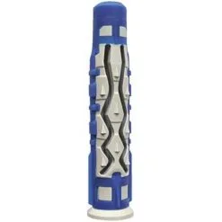 SPIT Cheville Universelle Bimatière COLORTECH En Nylon Et élastomère Rouge Ou Bleu Bidon De 200p En 6x35 Et 100p En 8x50mm