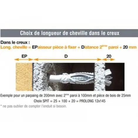 Cheville + Tirefond Prolong HF Ø12x120 Mm SPIT - Boîte De 25 - 566675 3 Cheville + Tirefond Prolong HF Ø12x120 Mm SPIT - Boîte De 25 - 566675 – Image 3