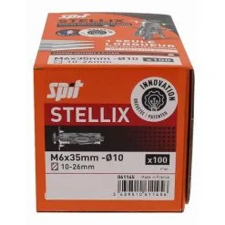 Cheville Métallique Stellix SPIT 6x35/15 + Vis - Boite De 100 - 061145 -SPIT Soldes Magasin 71974912 3