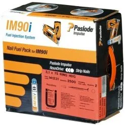 Pack De 2500 Pointes Crantées IM90I Galvanisé à Chaud Noir SPIT - 2.5 X 50 Mm - 142000